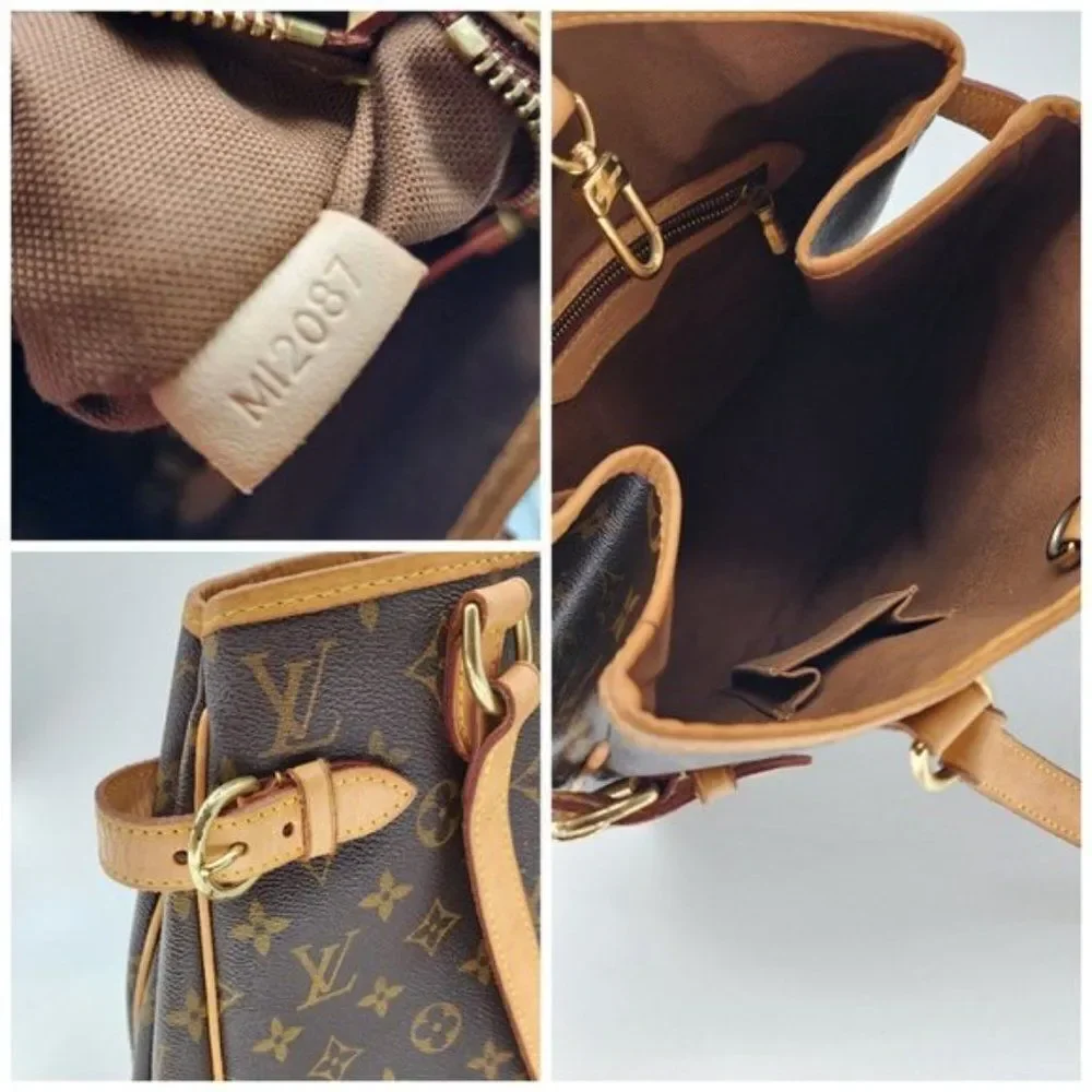 Louis Vuitton MM Tote Batignolles Vertical Monogram Canvas In Good Condition